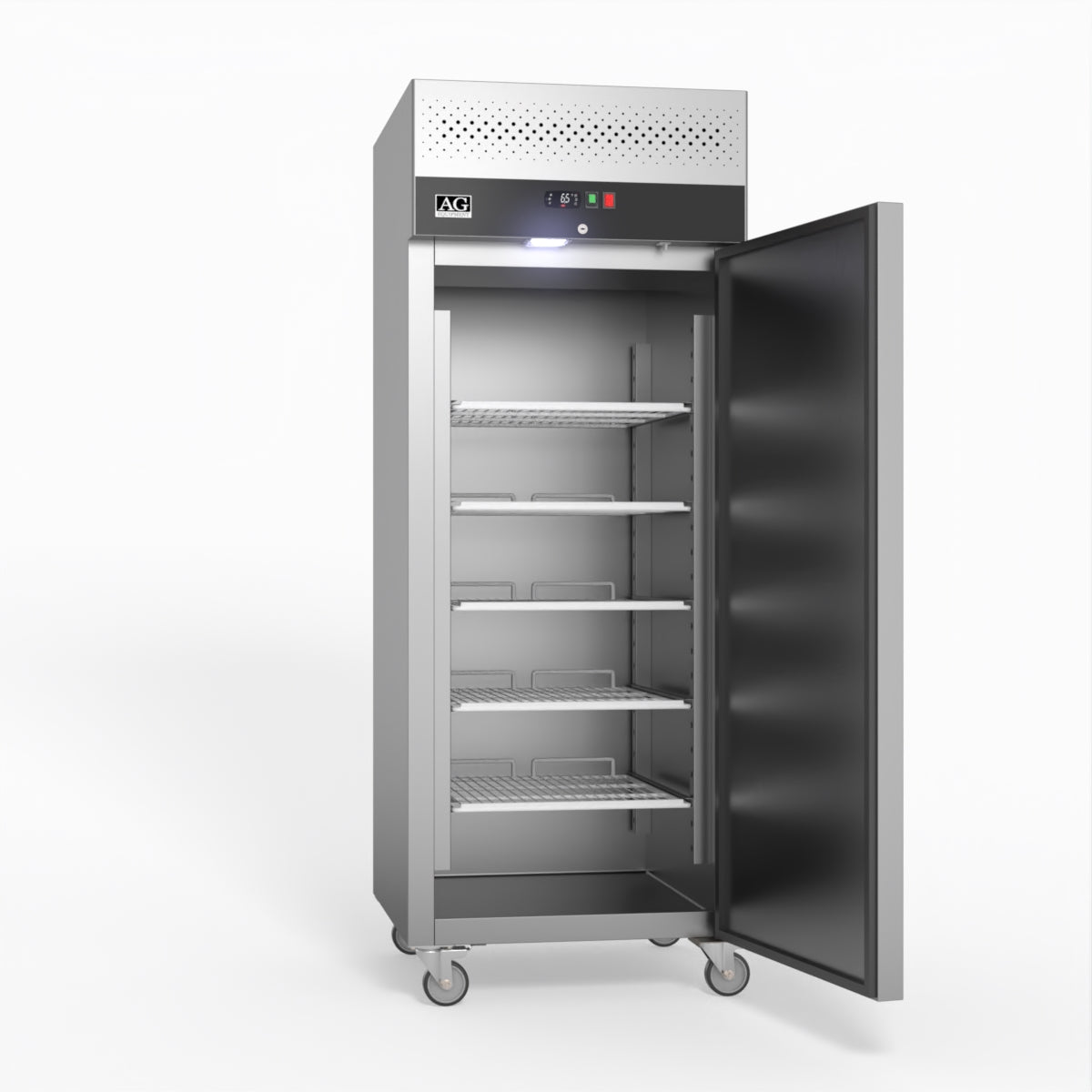 AG 650 Litre Upright Stainless Steel Door Freezer GNX650BT
