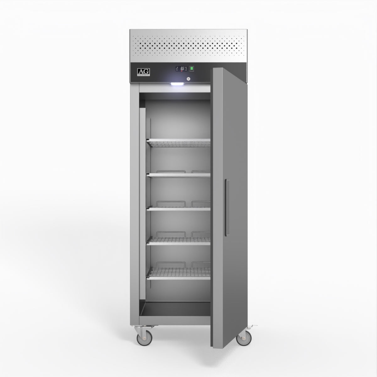 AG 650 Litre Upright Stainless Steel Door Fridge GNX650TN
