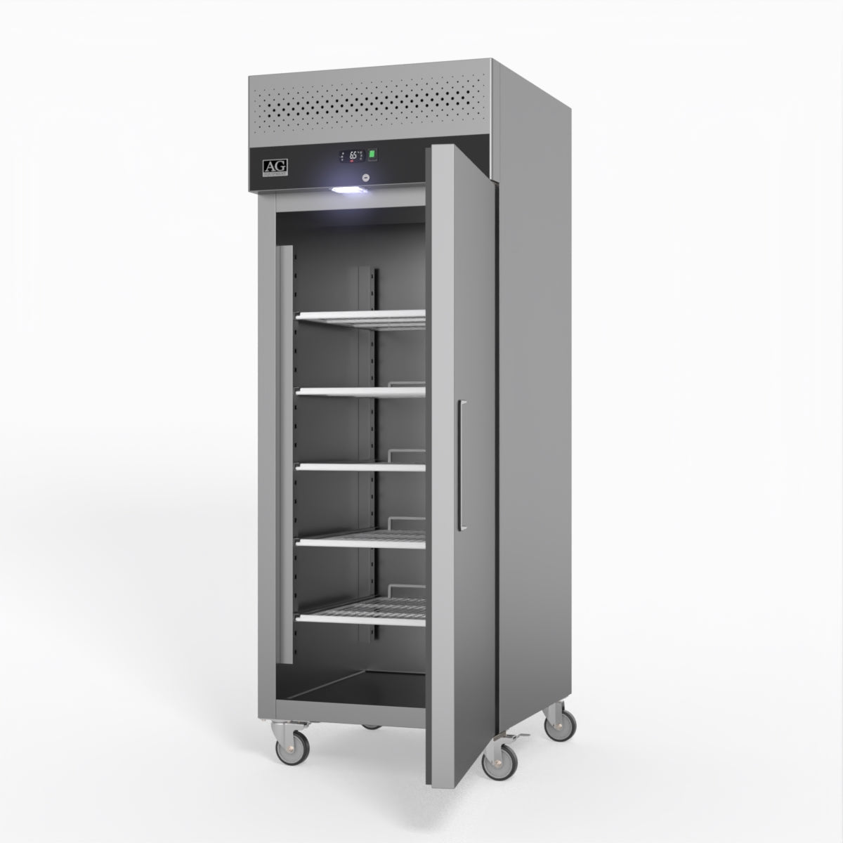 AG 650 Litre Upright Stainless Steel Door Fridge GNX650TN