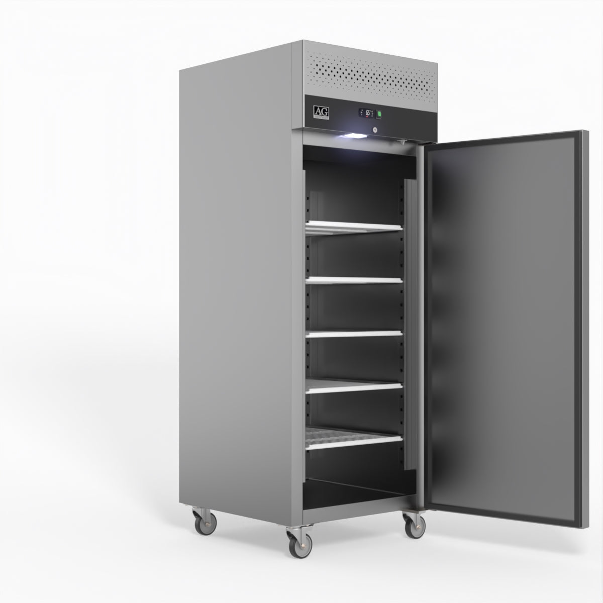 AG 650 Litre Upright Stainless Steel Door Fridge GNX650TN