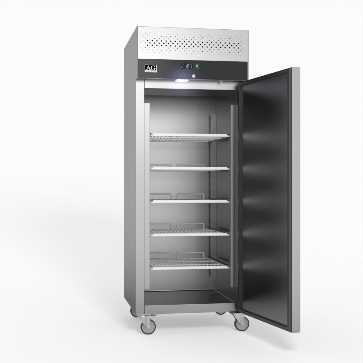 AG 650 Litre Upright Stainless Steel Door Fridge GNX650TN
