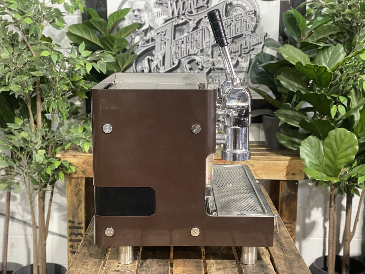 Gaggia Tell Lever 1979 - - 2 Group Commercial Espresso Machine - Commercial - Brown