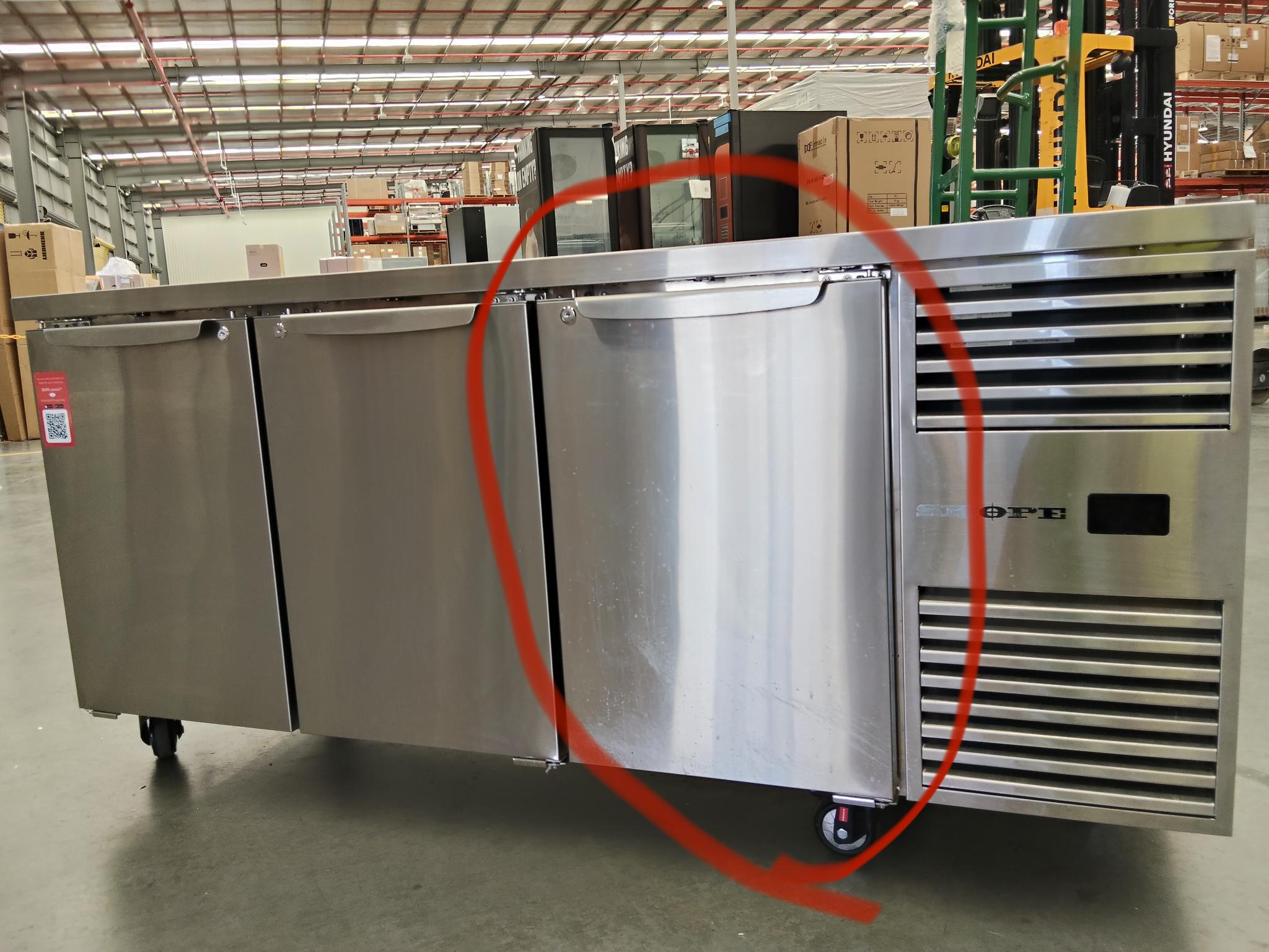 CLEARANCE - Skope Three Solid Door Underbench GN1/1 Right Hand Freezer - PG11.UBF.3.SD.RH-QA250210087