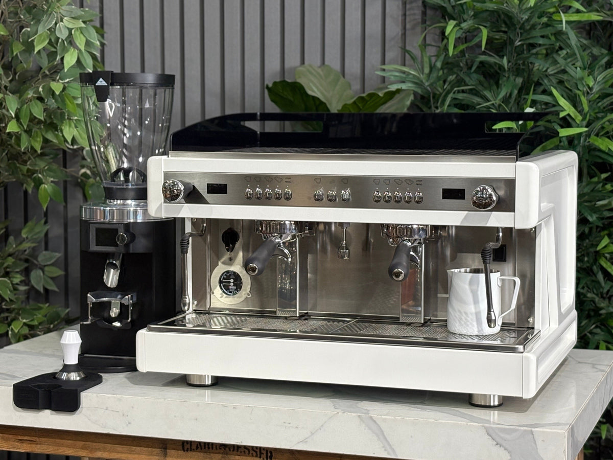 Wega Airy with Interchangeable Colour Panels & Mahlkönig E65S Grinder Package - - 2 Group Commercial Espresso Machine - Commercial