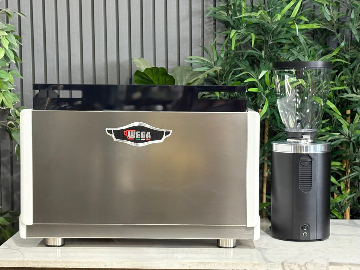 Wega Airy with Interchangeable Colour Panels & Mahlkönig E65S Grinder Package - - 2 Group Commercial Espresso Machine - Commercial