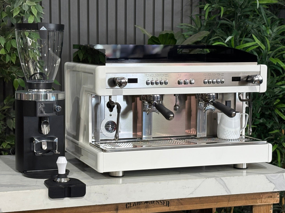 Wega Airy with Interchangeable Colour Panels & Mahlkönig E65S Grinder Package - - 2 Group Commercial Espresso Machine - Commercial
