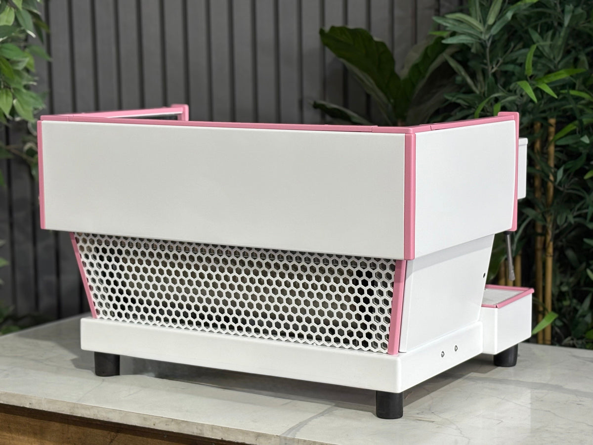 La Marzocco Linea Classic EE - - 2 Group Commercial Espresso Machine - Commercial - Pink & White & Timber