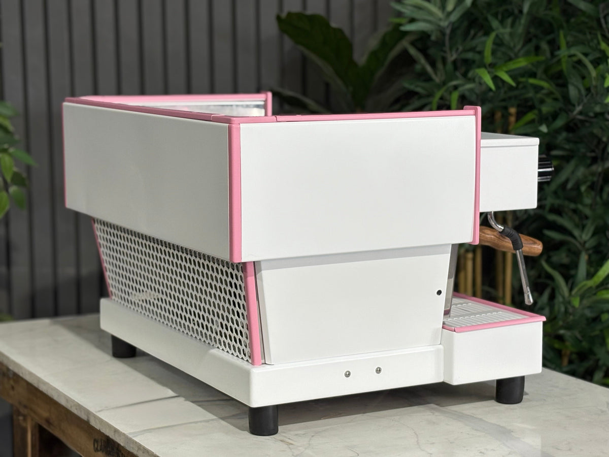 La Marzocco Linea Classic EE - - 2 Group Commercial Espresso Machine - Commercial - Pink & White & Timber