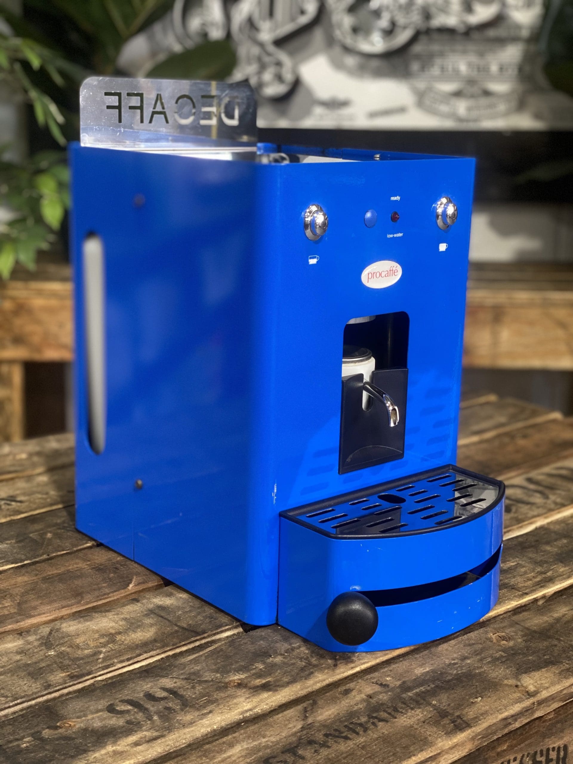 Gimas E2000 ESE Pod - 1 Group Commercial Espresso Machine - Blue