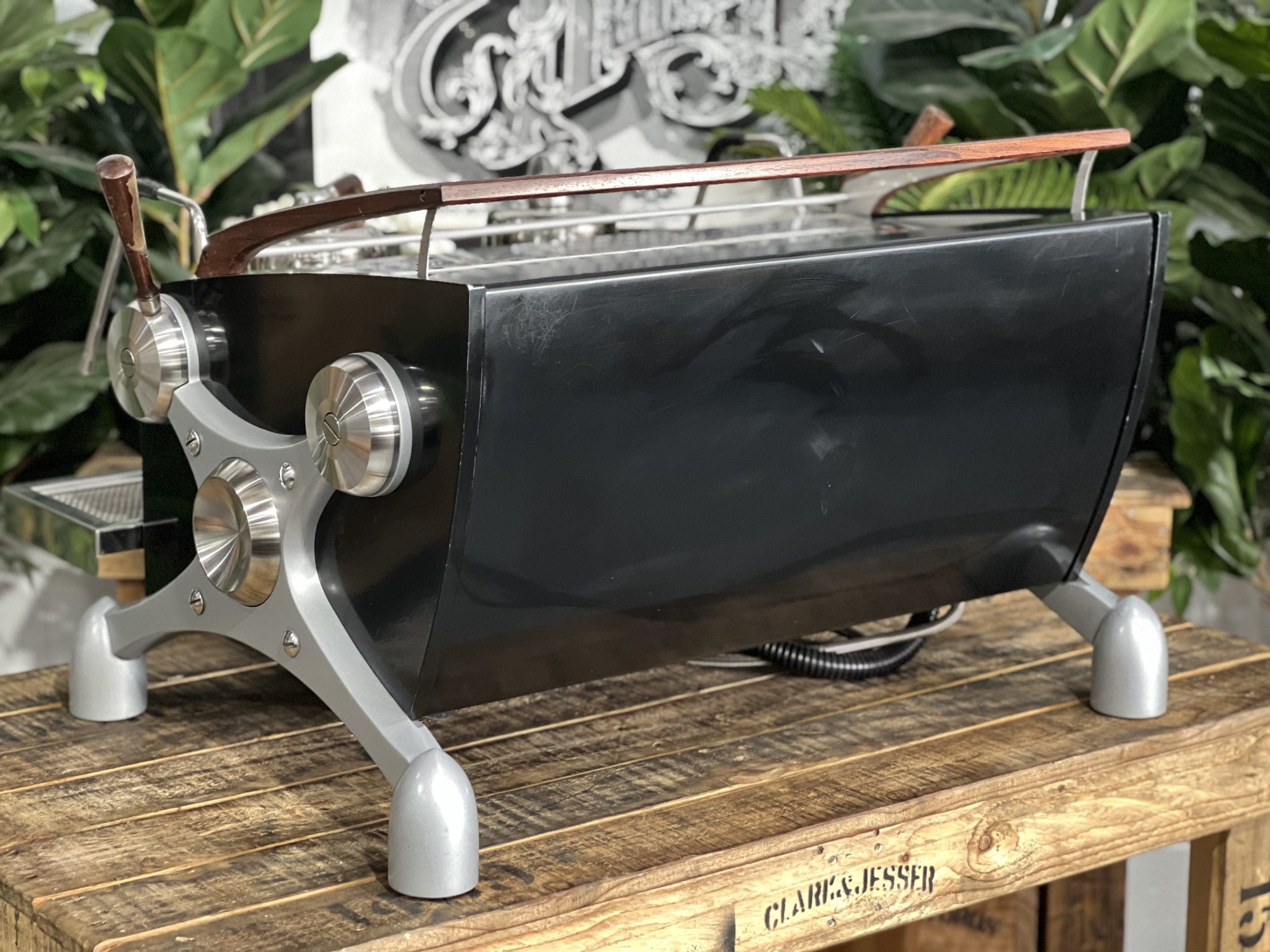 Slayer Black - 2 Group Commercial Espresso Machine - Timber