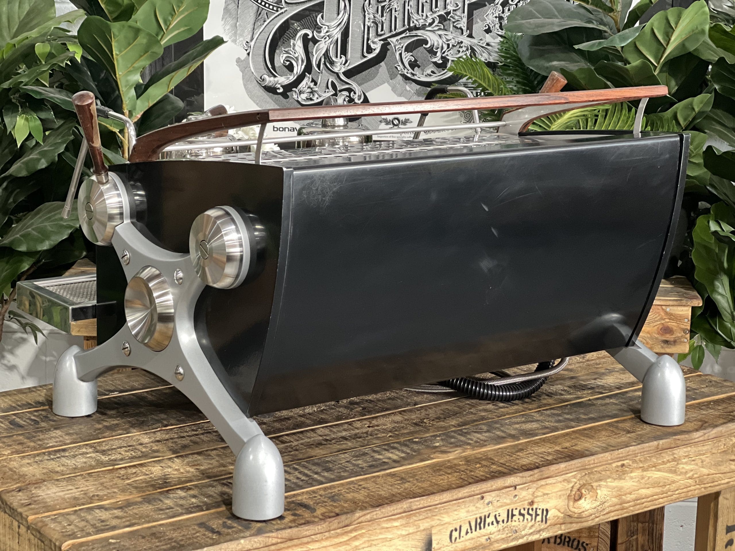 Slayer Black - 2 Group Commercial Espresso Machine - Timber