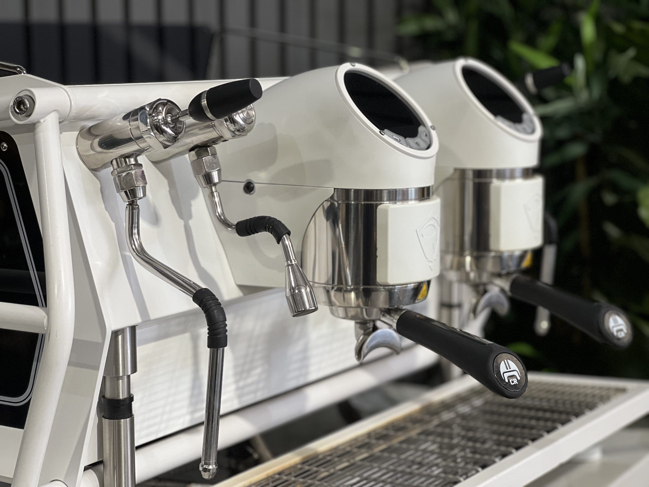 San Remo Cafe Racer - 2 Group Commercial Espresso Machine - White