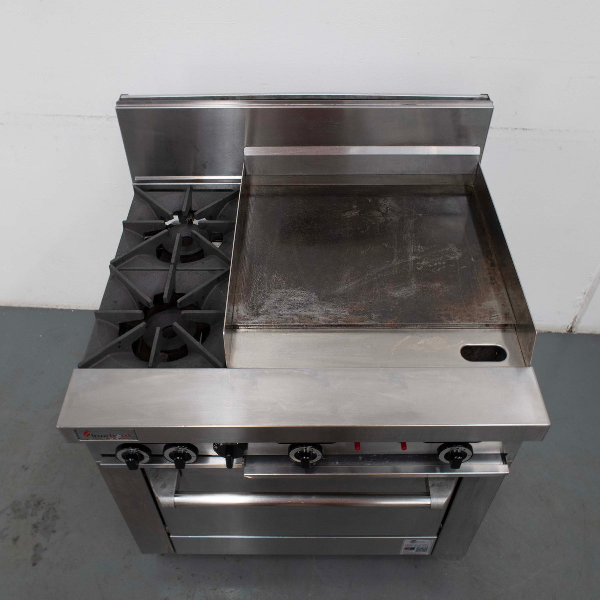 Trueheat RCR9-2-6G 2 Burner Range Oven With 2 Burner Griddle - 822155