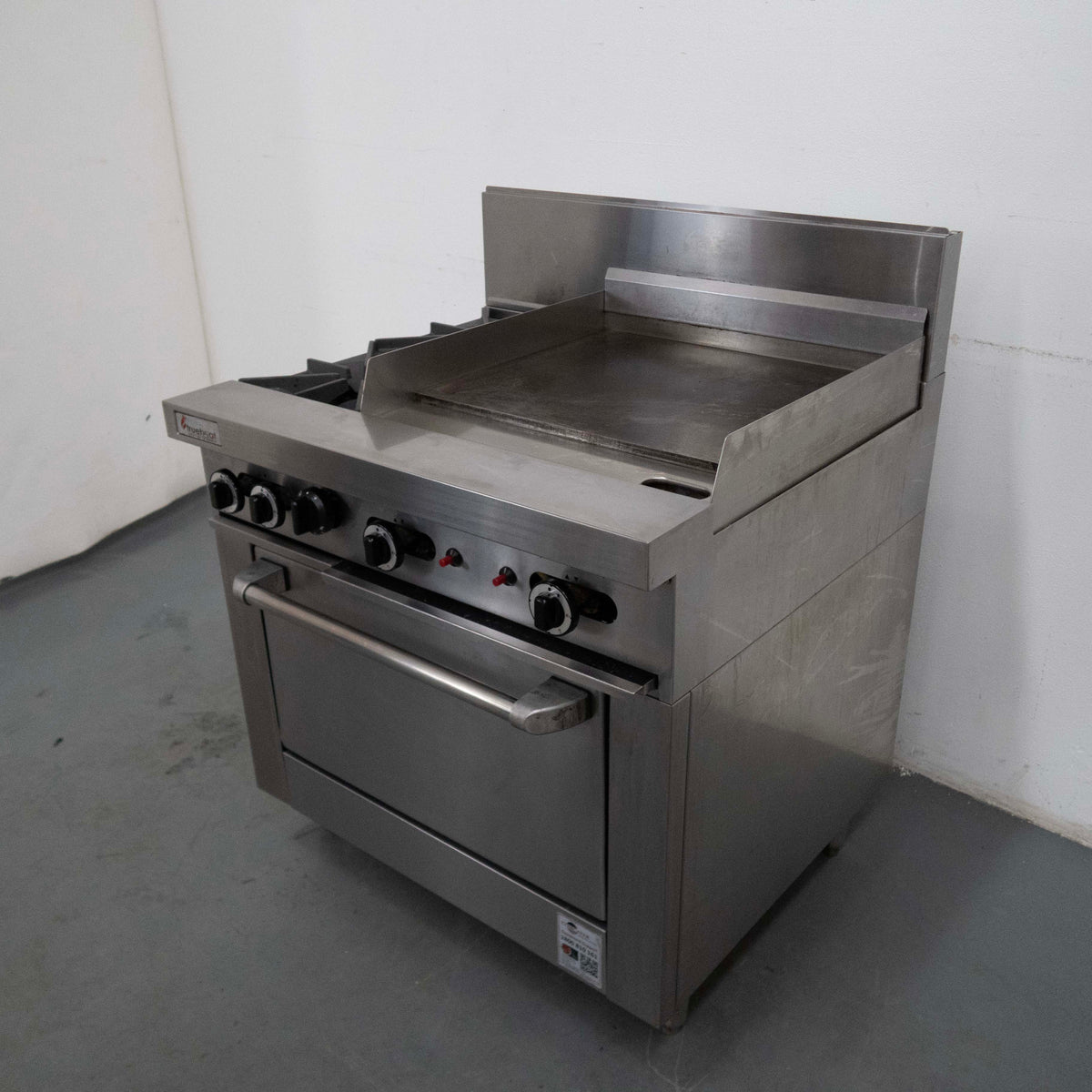 Trueheat RCR9-2-6G 2 Burner Range Oven With 2 Burner Griddle - 822155