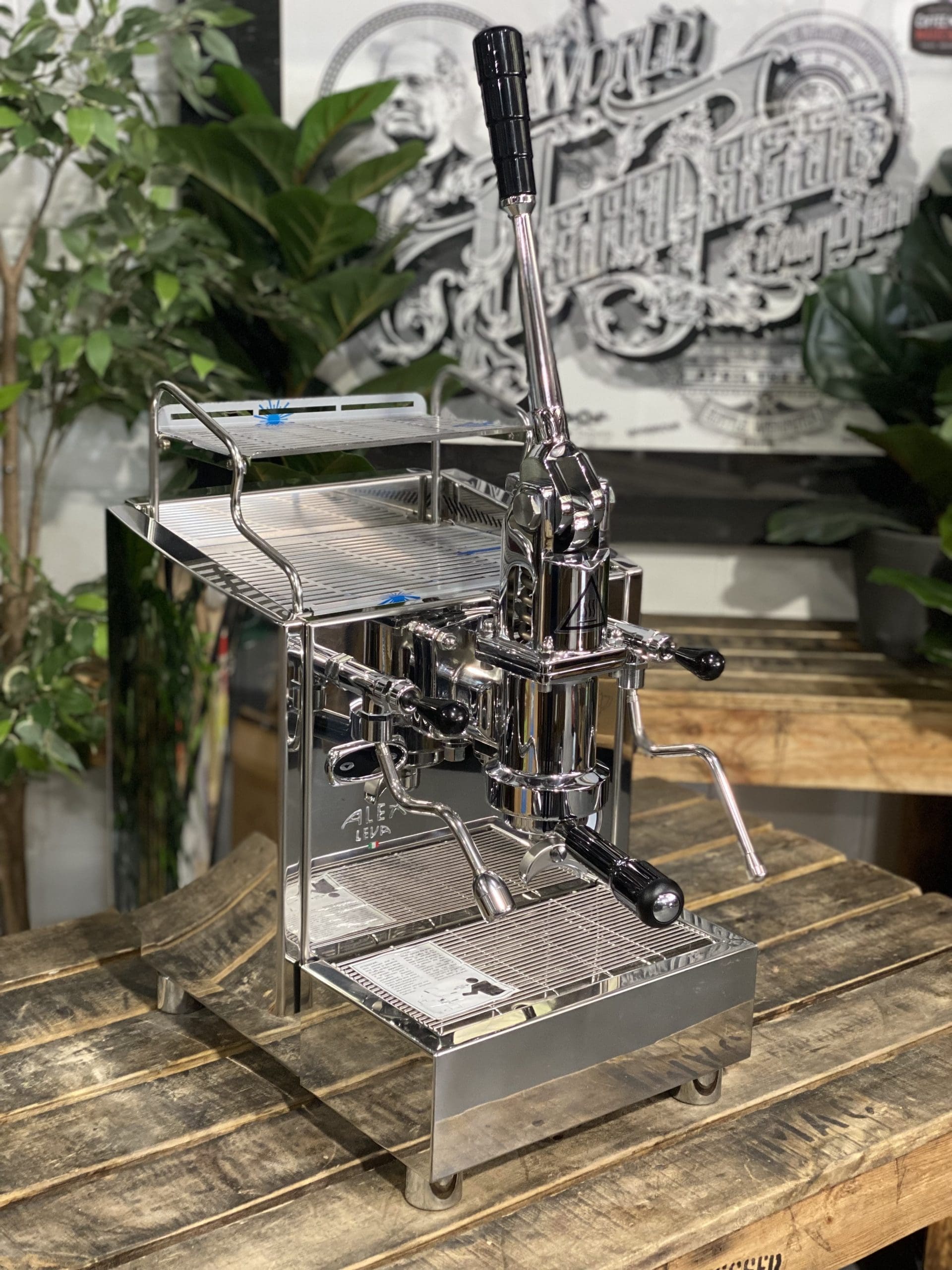 Izzo Alex Leva (Full Pull Lever) Plumbed &amp; No Pump - 1 Group Commercial Espresso Machine