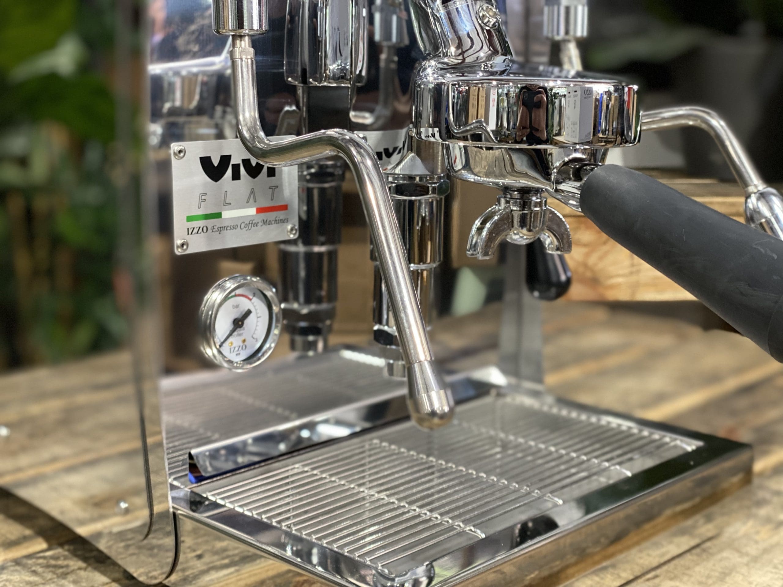 Izzo Vivi Flat - 1 Group Commercial Espresso Machine - Stainless