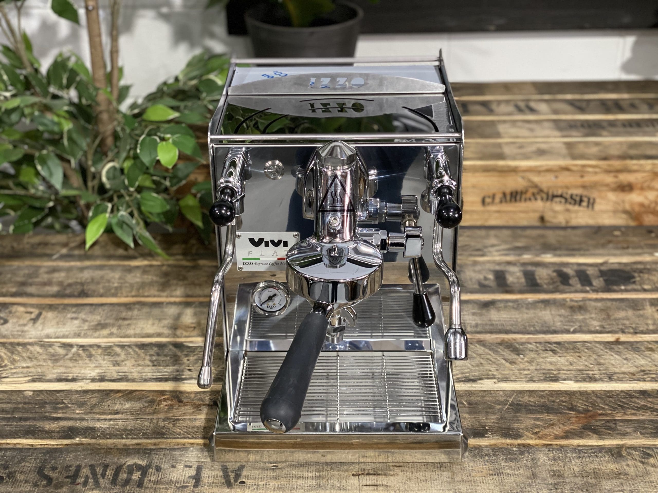 Izzo Vivi Flat - 1 Group Commercial Espresso Machine - Stainless