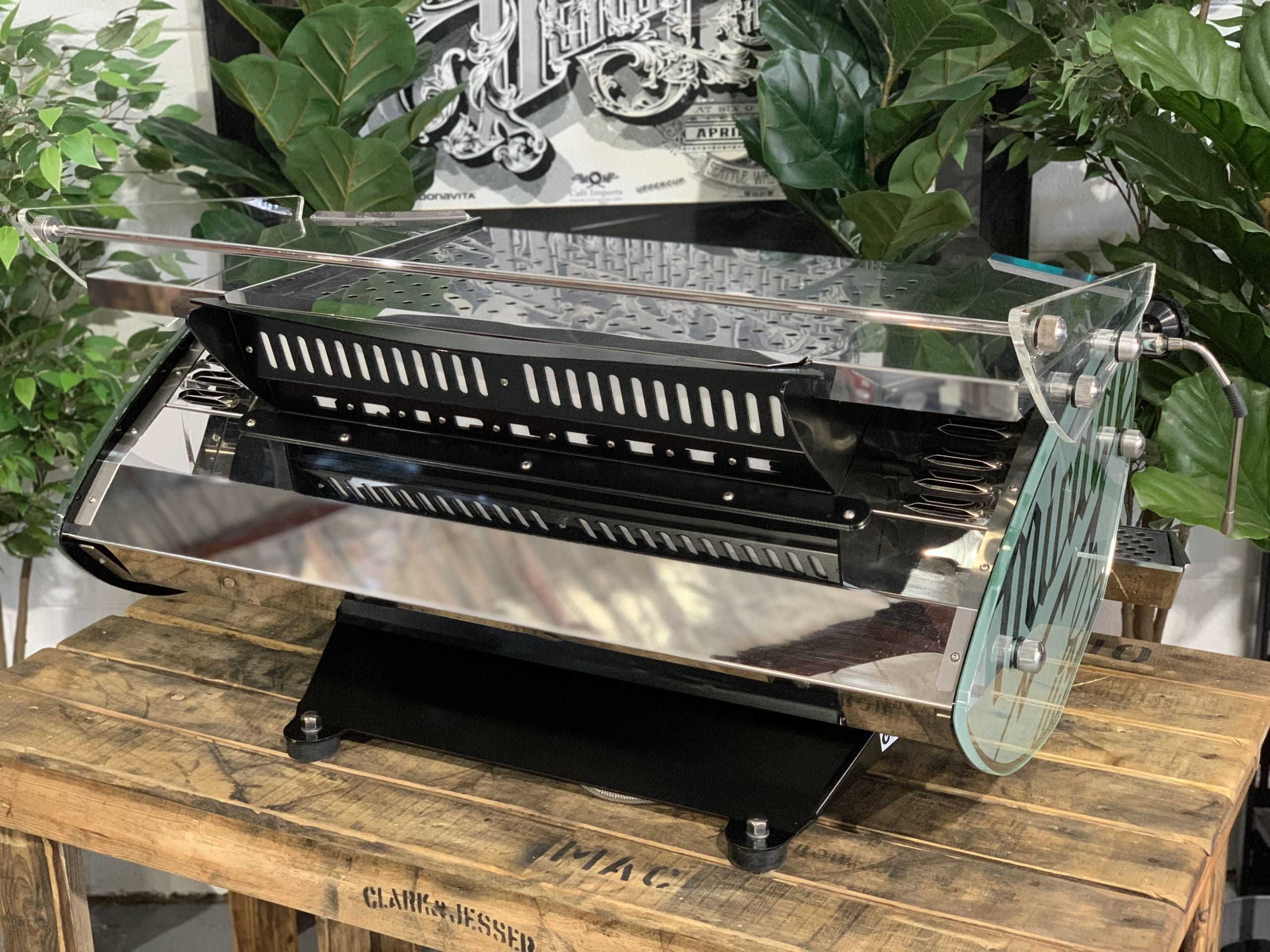 Kees Van Der Western Mirage Triplette Mirage Sides - 3 Group Commercial Espresso Machine