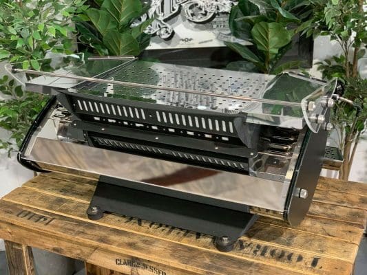 Kees Van Der Westen Mirage Triplette Sides - 3 Group Commercial Espresso Machine - Black