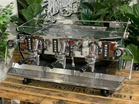 Kees Van Der Westen Mirage Triplette Mirage Sides - 3 Group Commercial Espresso Machine