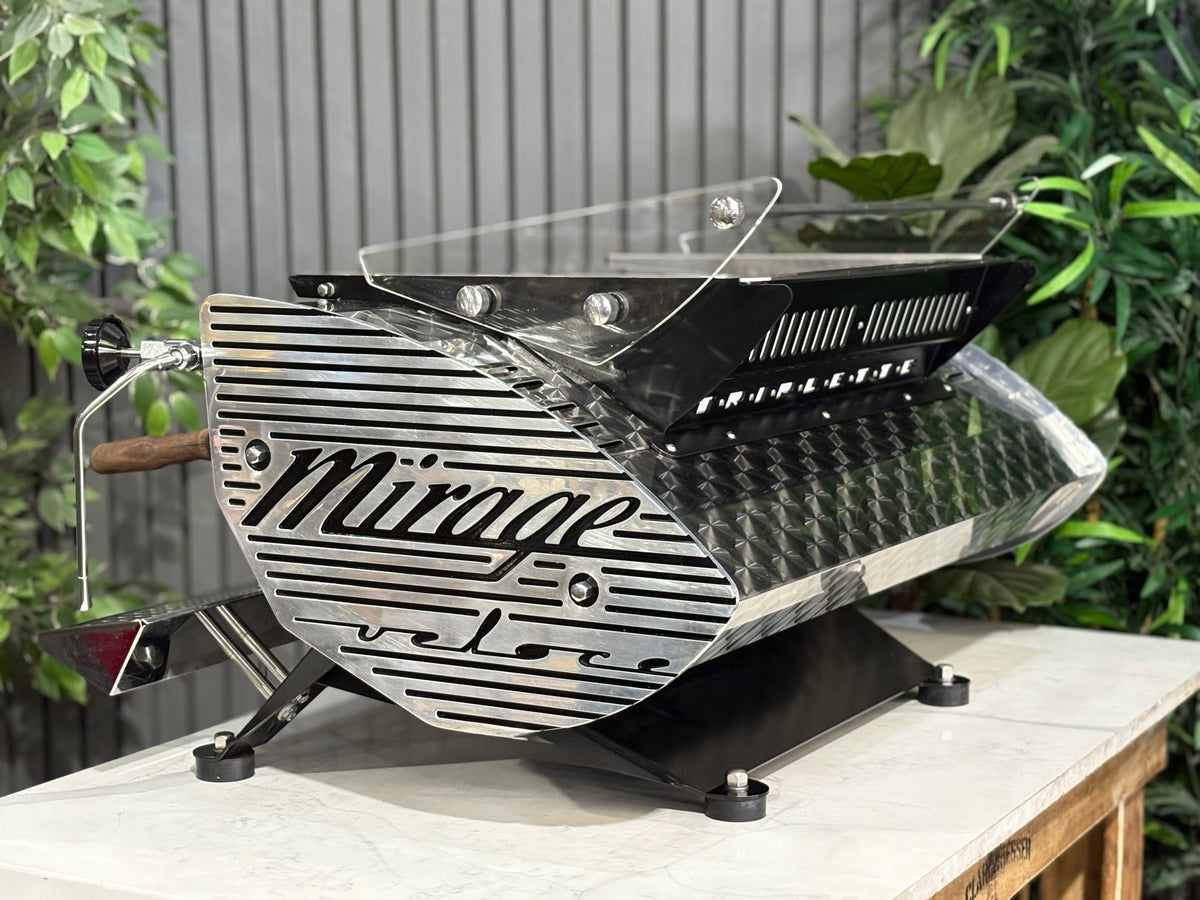 Kees Van Der Westen Mirage Arte Veloce Triplette - - 3 Group Commercial Espresso Machine - Commercial - Timber Handles