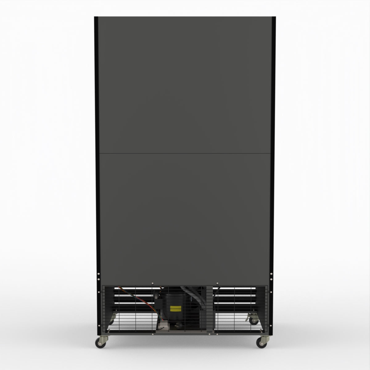 Thermaster 1000L Two Glass Door Colourbond Upright Drink Fridge Black LG-1000BP