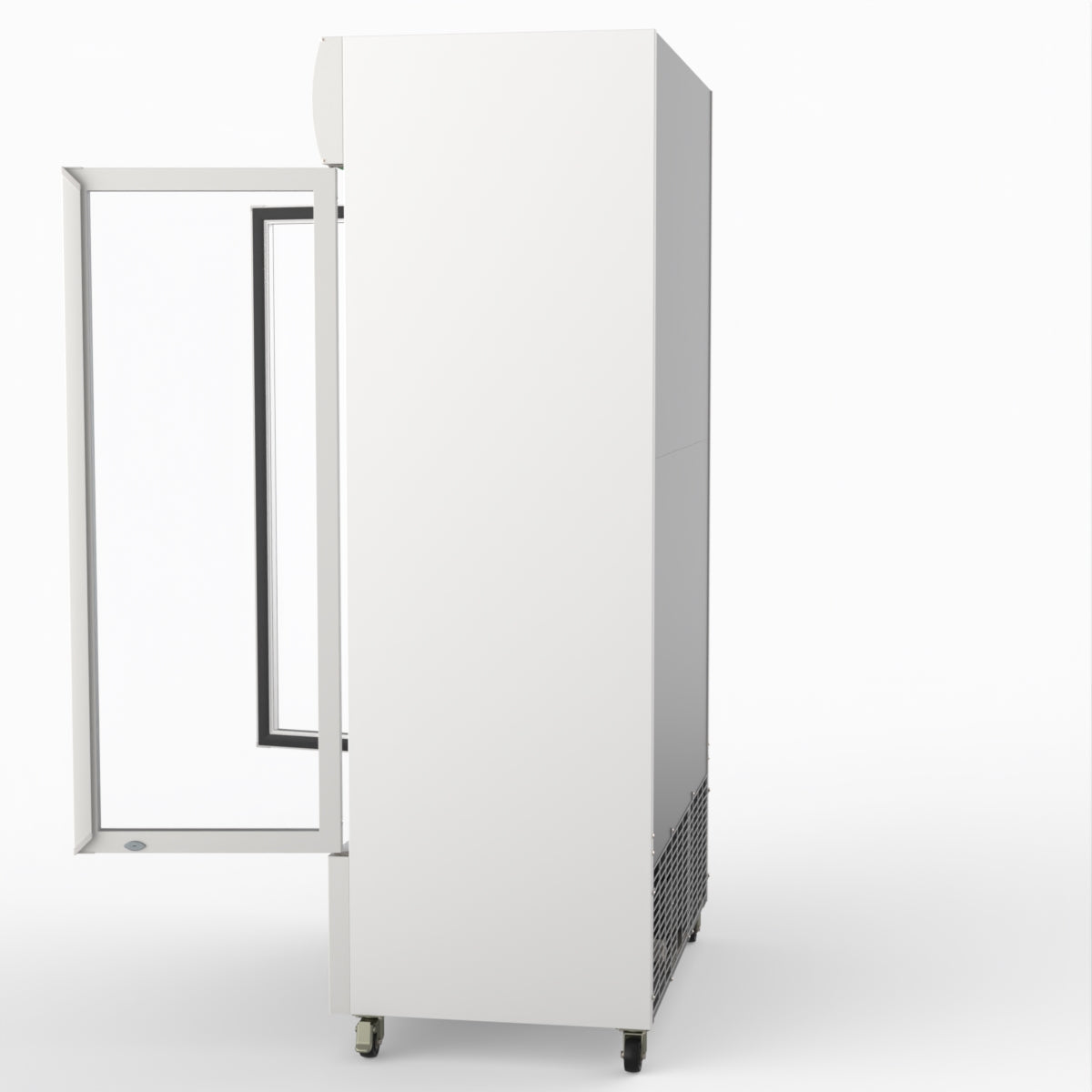 Thermaster 1000L Two Glass Door Colourbond Upright Drink Fridge White LG-1000P