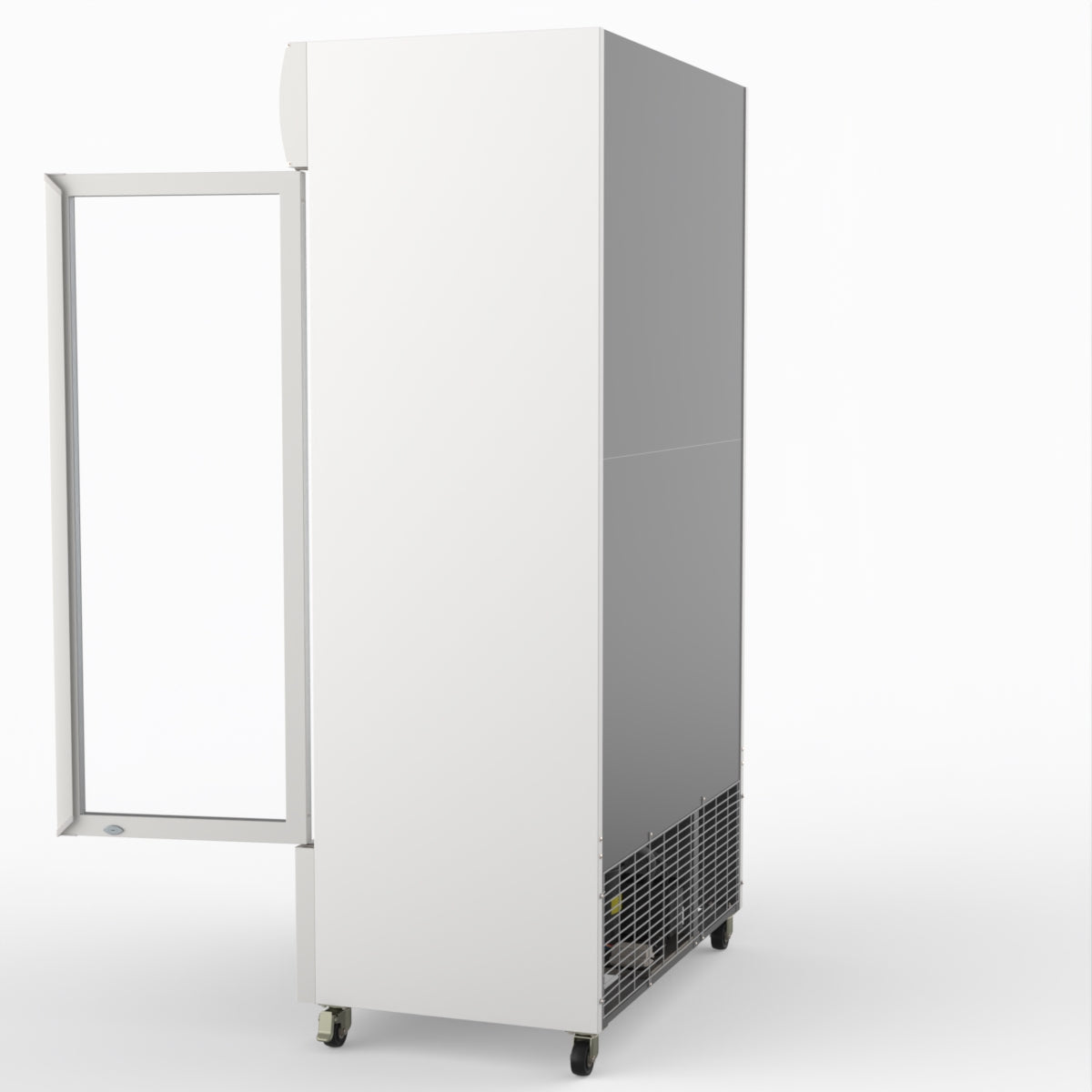 Thermaster 1000L Two Glass Door Colourbond Upright Drink Fridge White LG-1000P