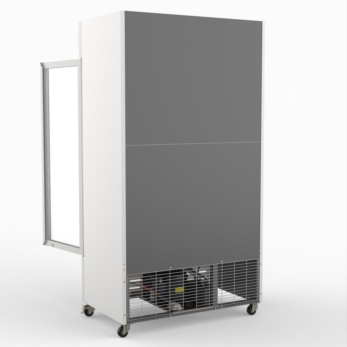 Thermaster 1000L Two Glass Door Colourbond Upright Drink Fridge White LG-1000P