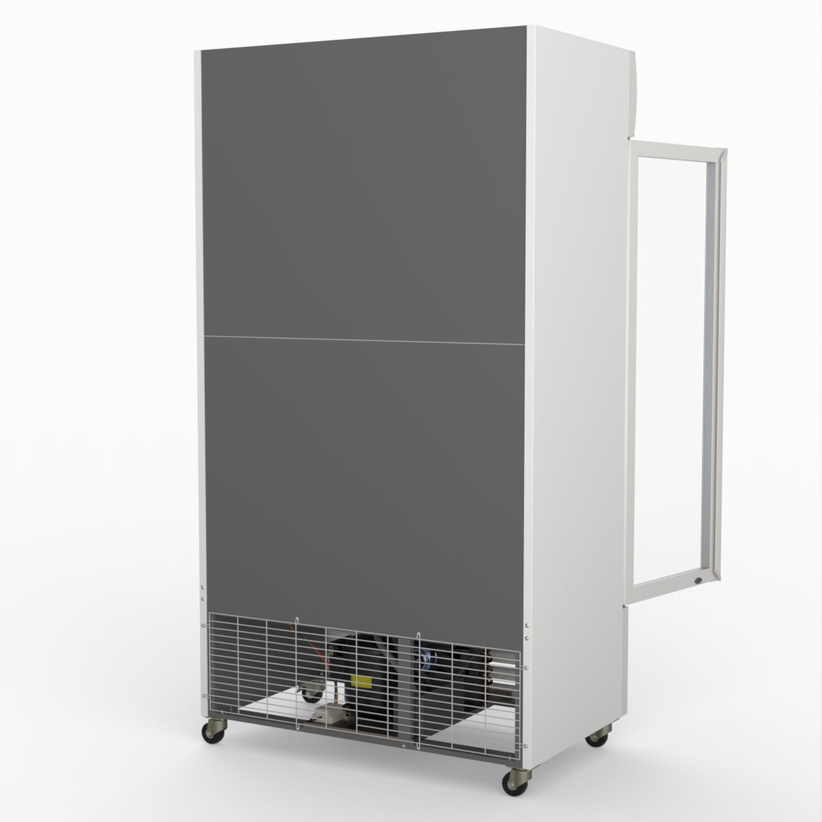 Thermaster 1000L Two Glass Door Colourbond Upright Drink Fridge White LG-1000P
