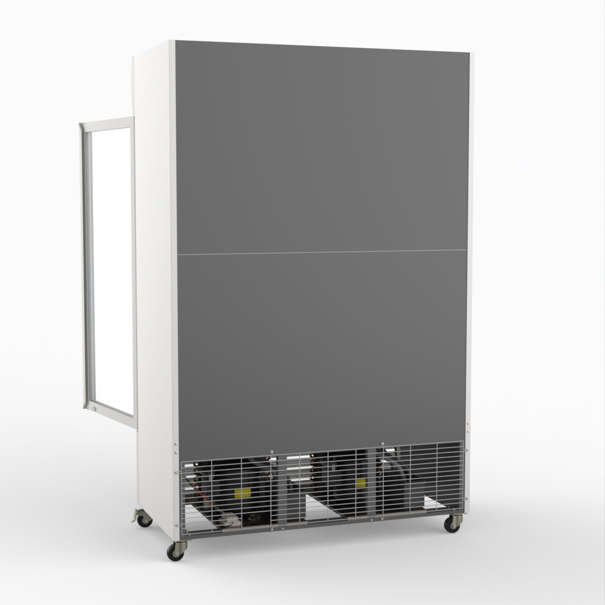Thermaster 1200L Two Glass Door Colourbond Upright Drink Fridge White LG-1200P