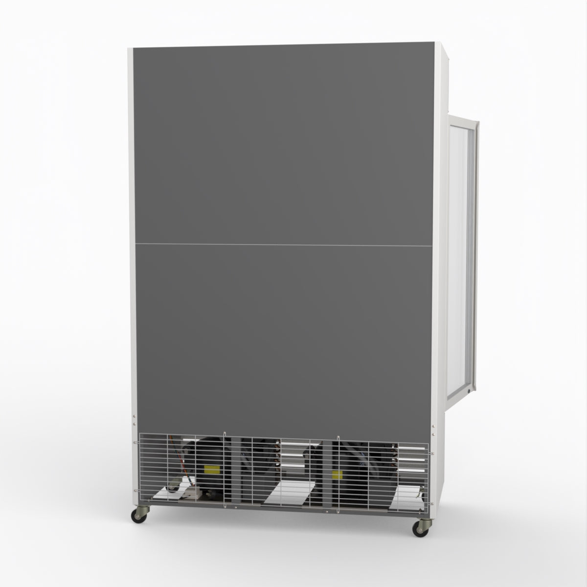 Thermaster 1200L Two Glass Door Colourbond Upright Drink Fridge White LG-1200P