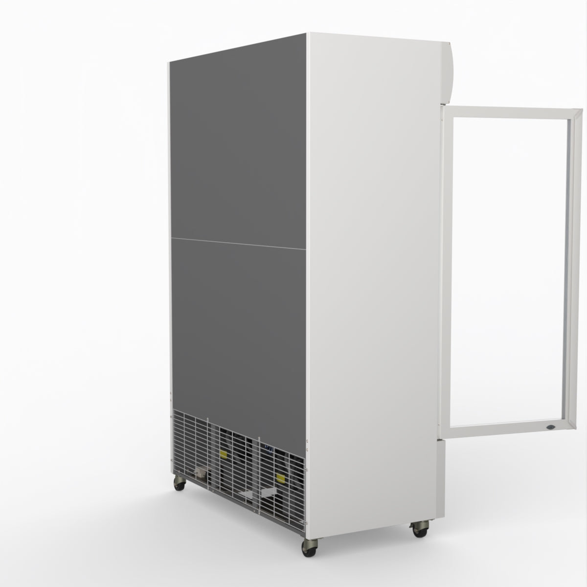 Thermaster 1200L Two Glass Door Colourbond Upright Drink Fridge White LG-1200P