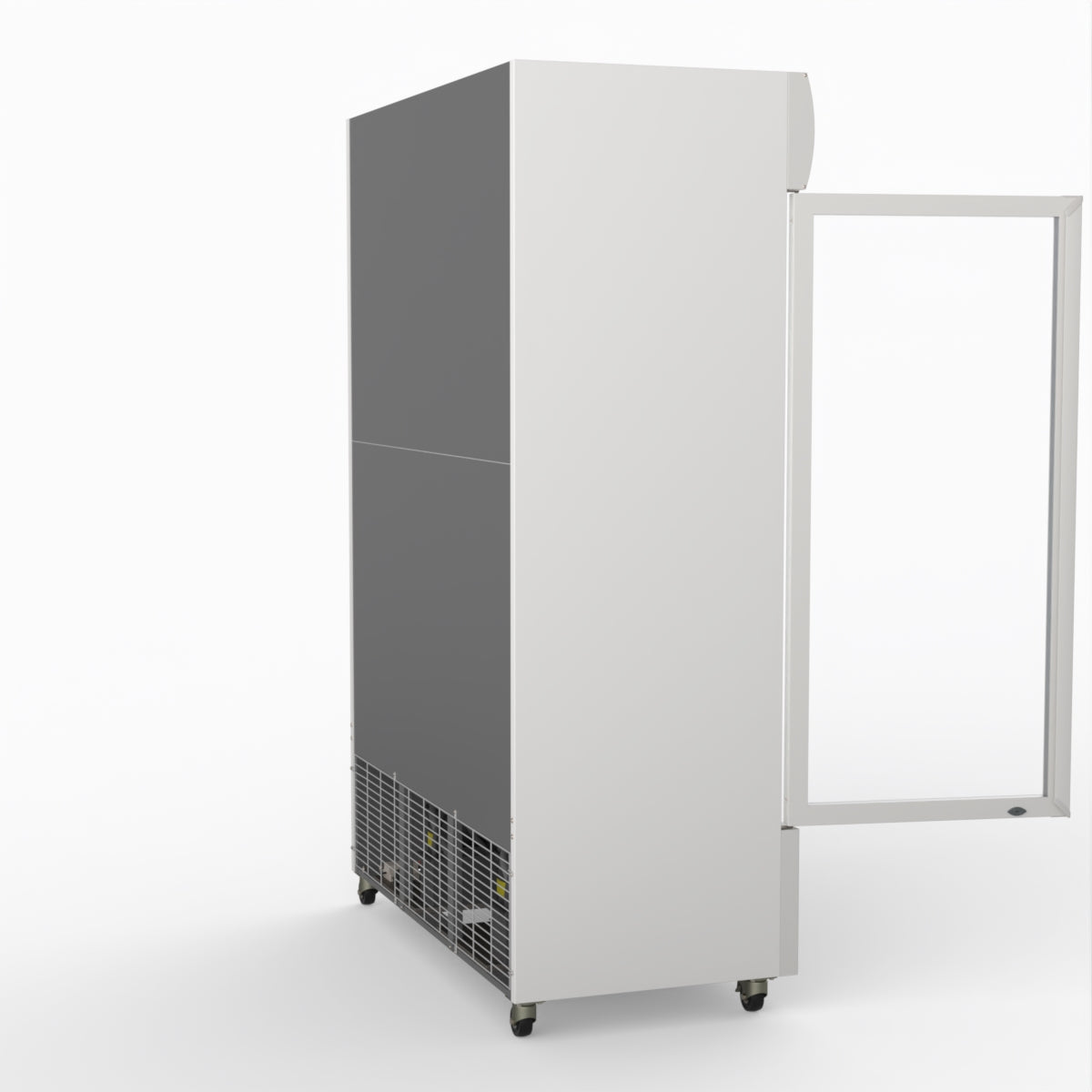Thermaster 1200L Two Glass Door Colourbond Upright Drink Fridge White LG-1200P