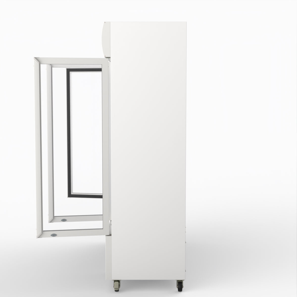Thermaster 1200L 3 Glass Door Colourbond Upright Drink Fridge White LG-1203P