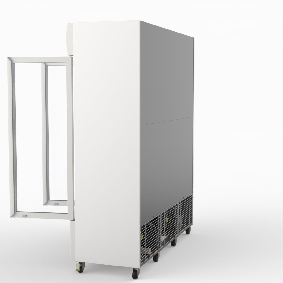 Thermaster 1200L 3 Glass Door Colourbond Upright Drink Fridge White LG-1203P