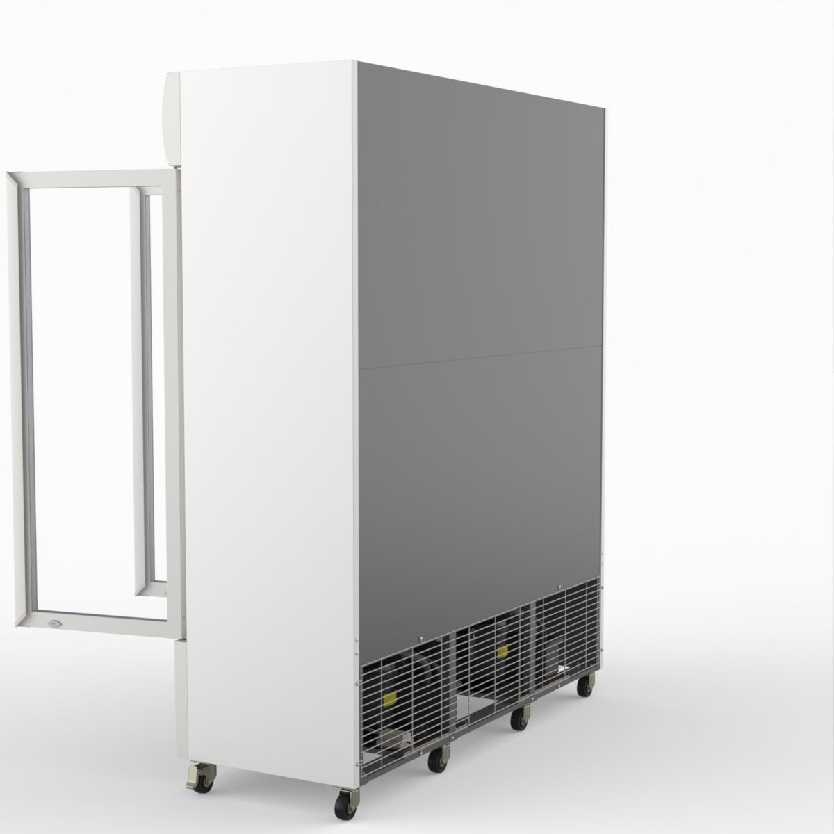 Thermaster 1200L 3 Glass Door Colourbond Upright Drink Fridge White LG-1203P