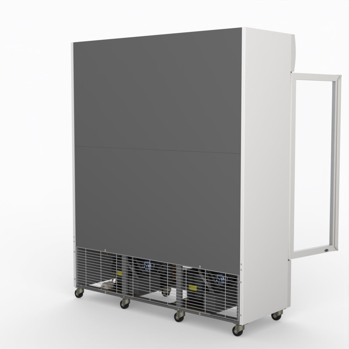 Thermaster 1200L 3 Glass Door Colourbond Upright Drink Fridge White LG-1203P