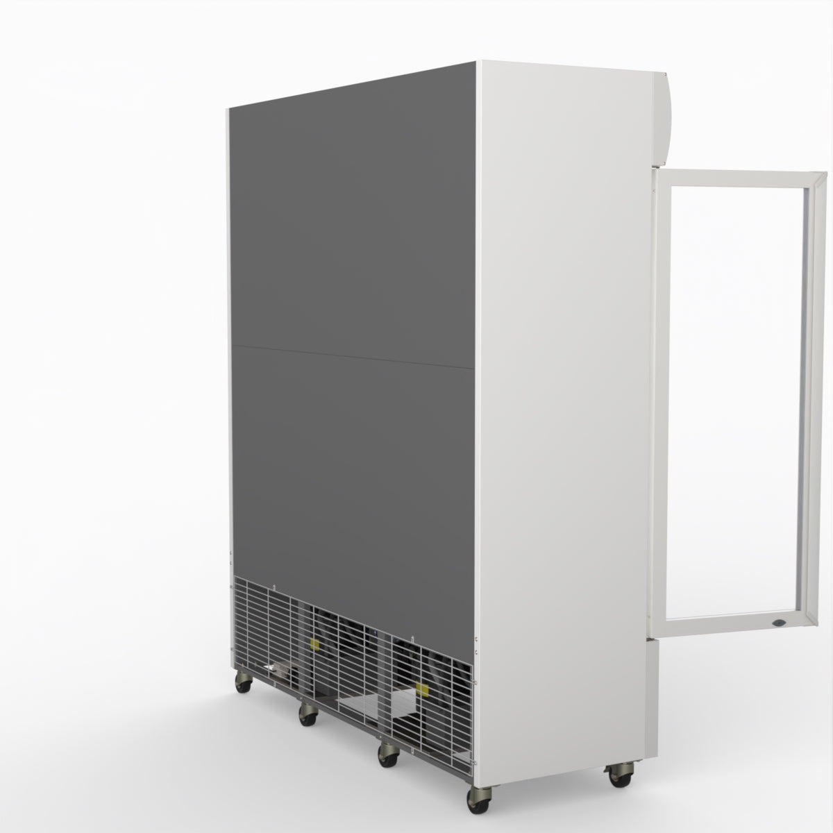 Thermaster 1200L 3 Glass Door Colourbond Upright Drink Fridge White LG-1203P