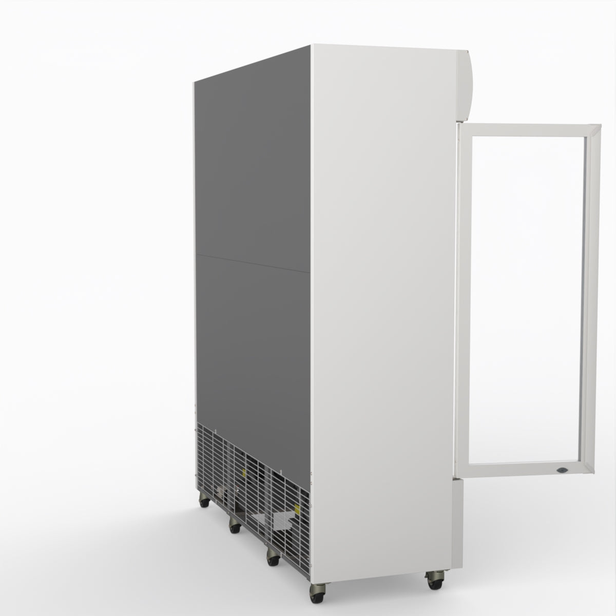Thermaster 1200L 3 Glass Door Colourbond Upright Drink Fridge White LG-1203P