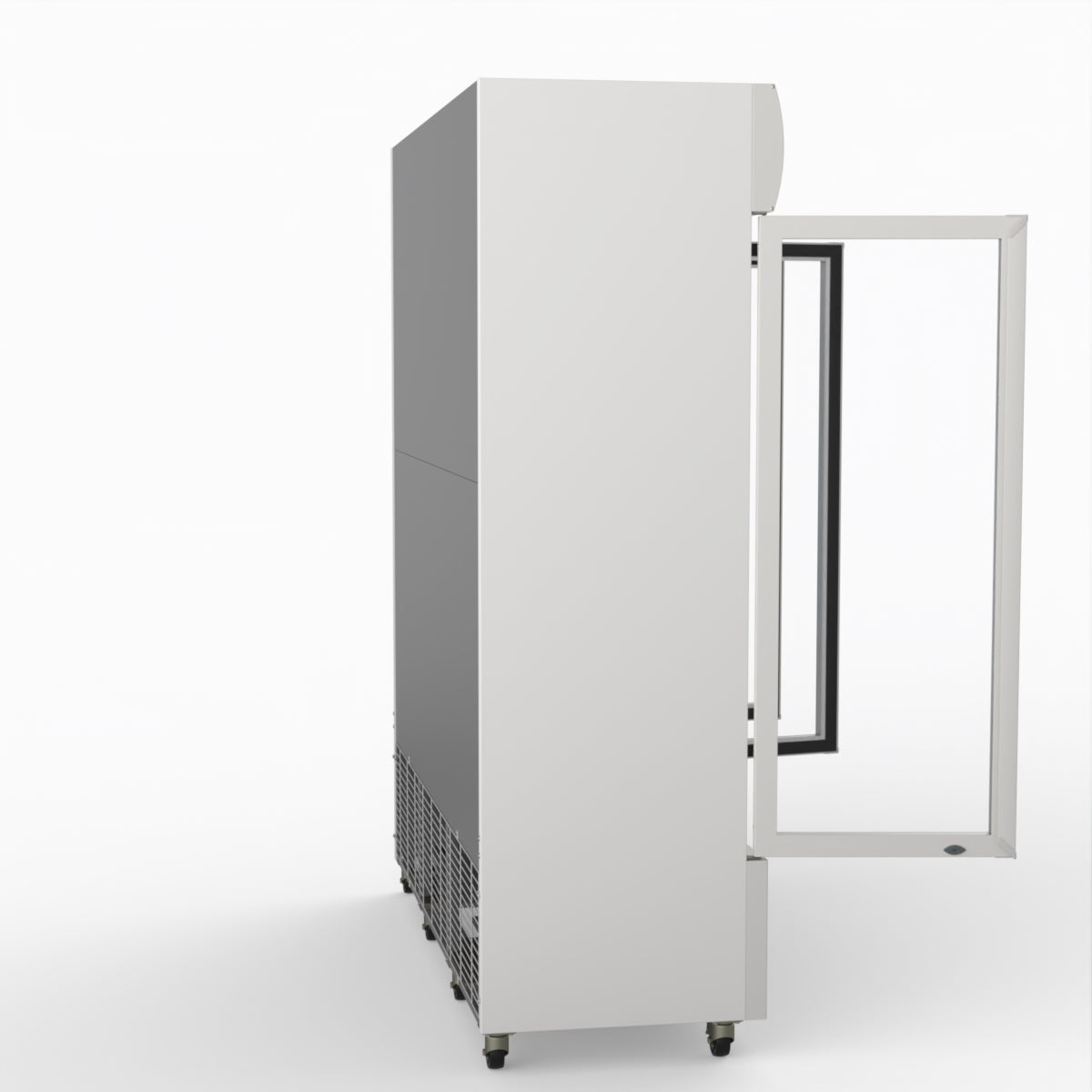 Thermaster 1200L 3 Glass Door Colourbond Upright Drink Fridge White LG-1203P