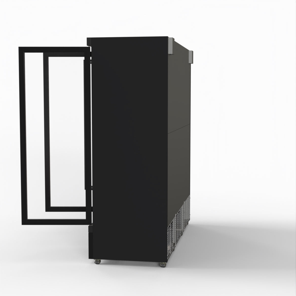 Thermaster 1500L 3 Door Supermarket Freezer Black LG-1500BGBMF
