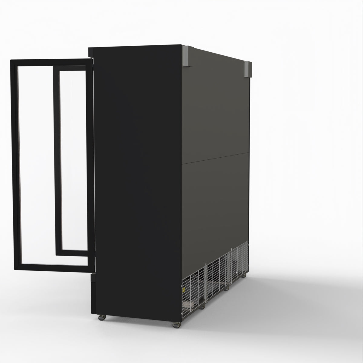 Thermaster 1500L 3 Door Supermarket Freezer Black LG-1500BGBMF
