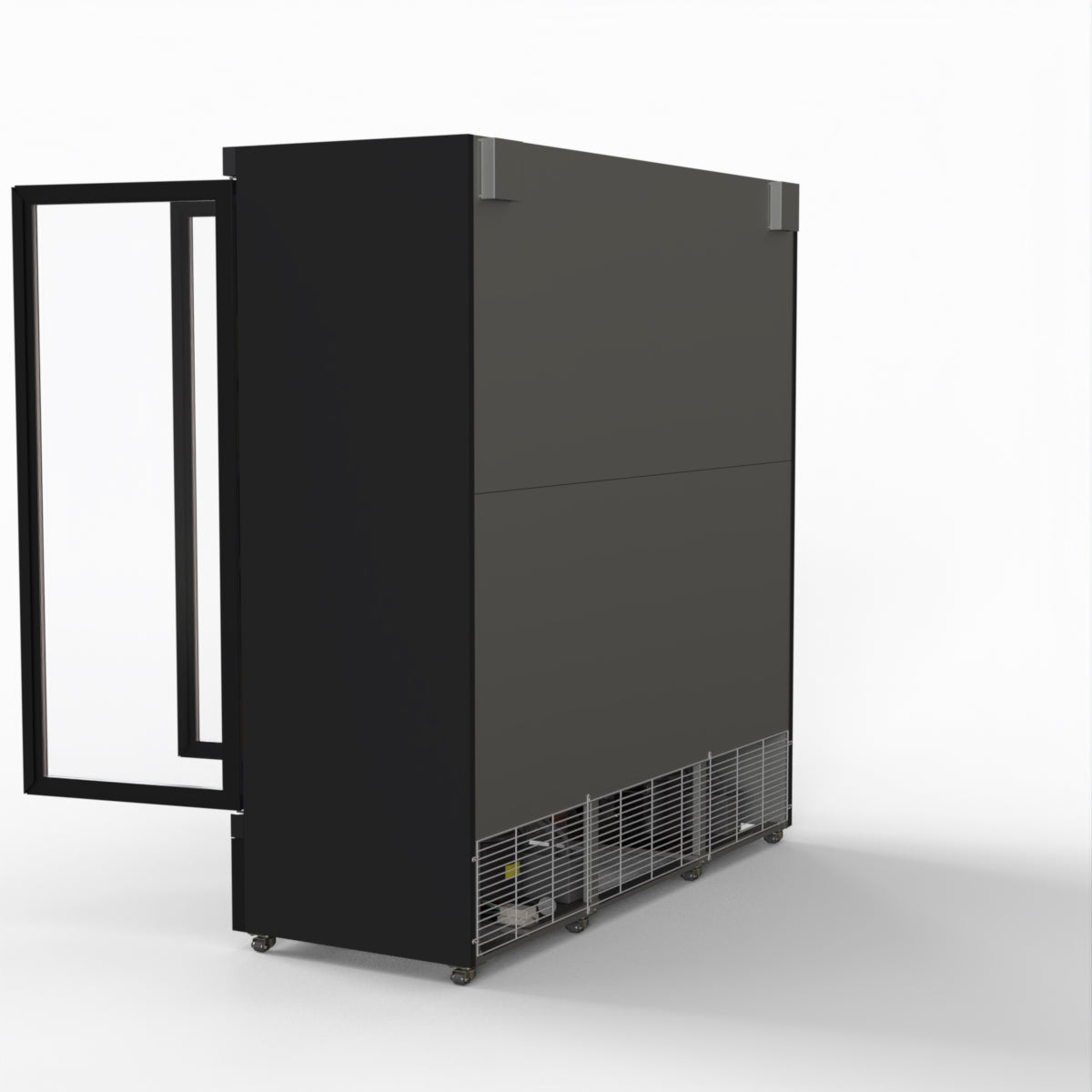 Thermaster 1500L 3 Door Supermarket Freezer Black LG-1500BGBMF