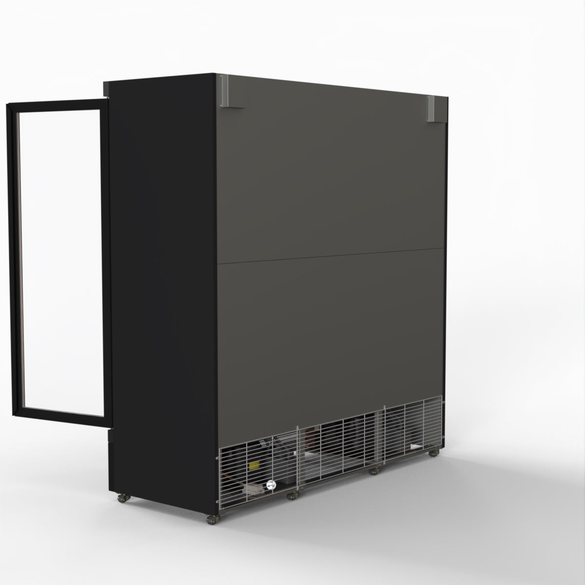 Thermaster 1500L 3 Door Supermarket Freezer Black LG-1500BGBMF