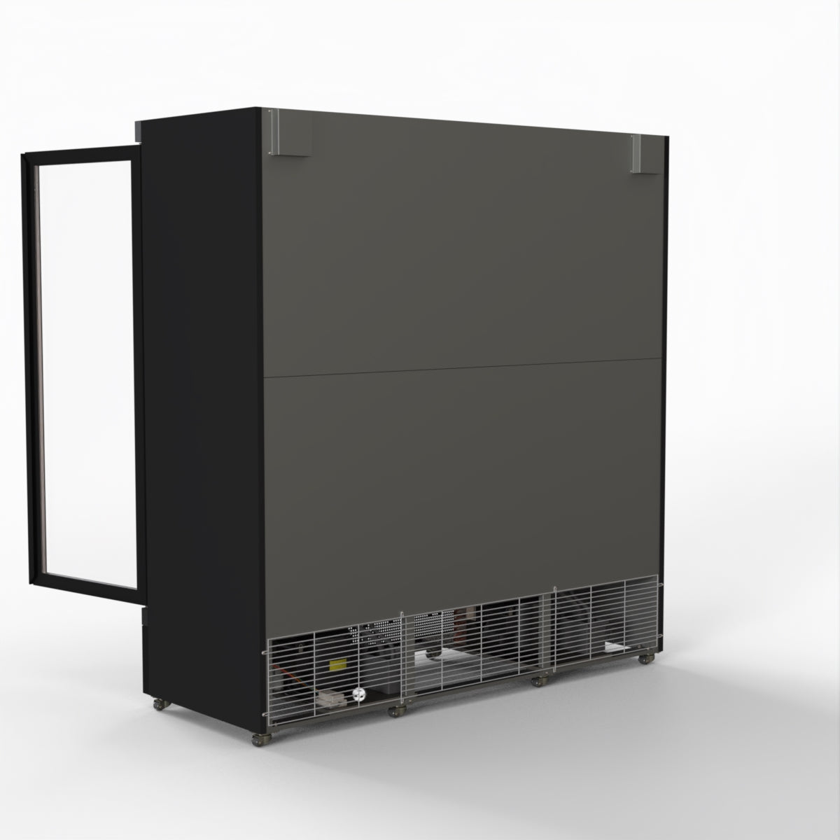 Thermaster 1500L 3 Door Supermarket Freezer Black LG-1500BGBMF