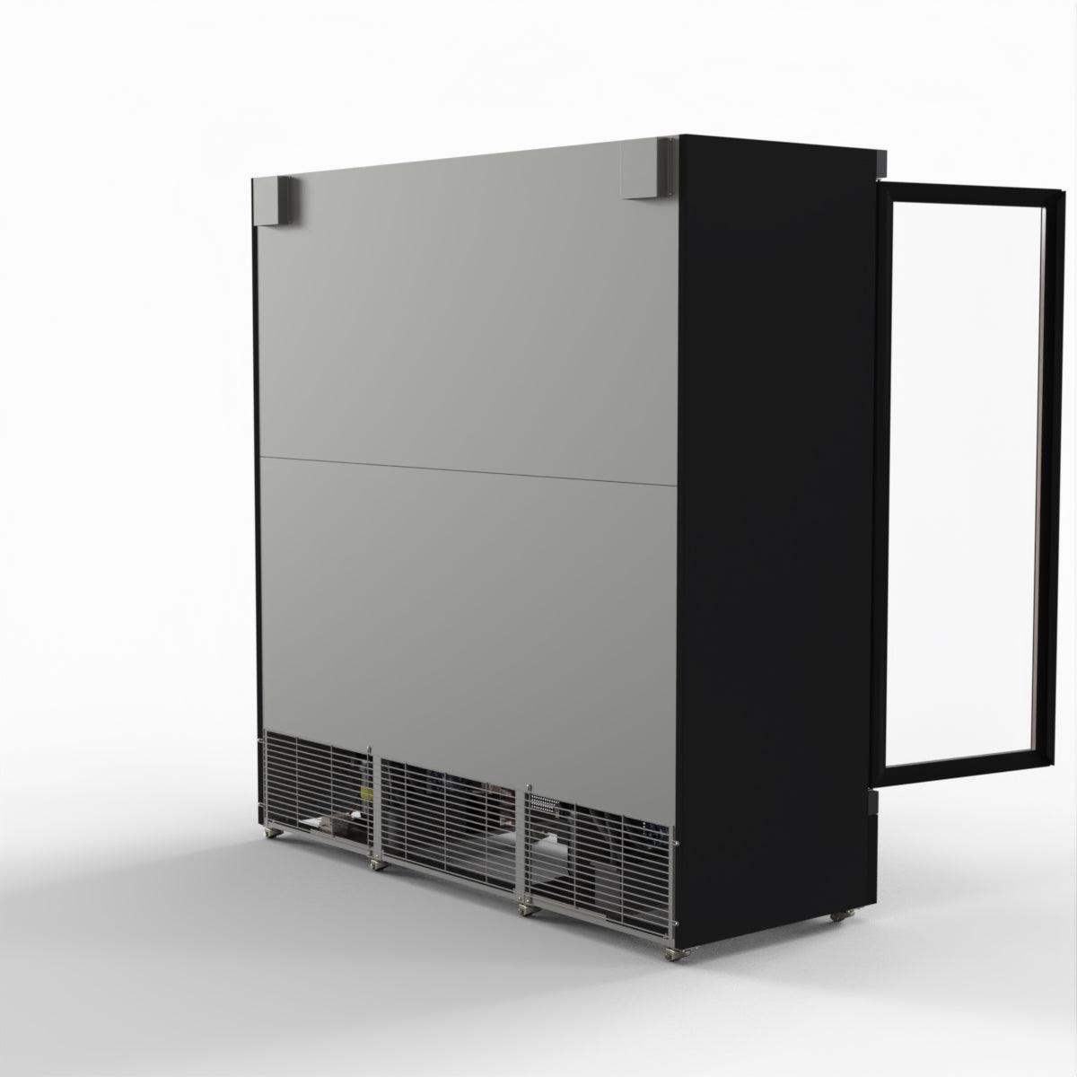 Thermaster 1500L 3 Door Supermarket Freezer Black LG-1500BGBMF