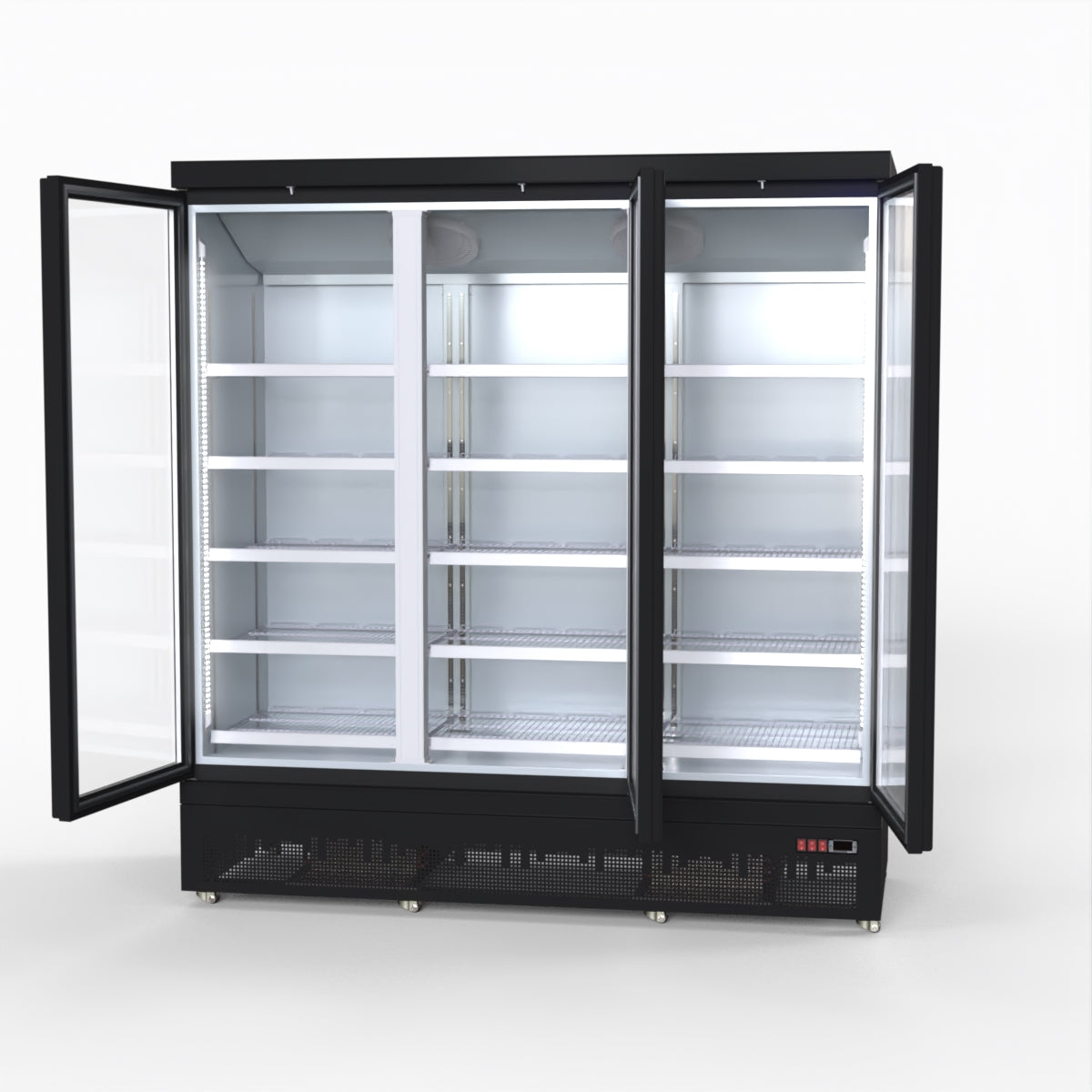 Thermaster 1500L 3 Door Supermarket Fridge Stainless LG-1500BGBM