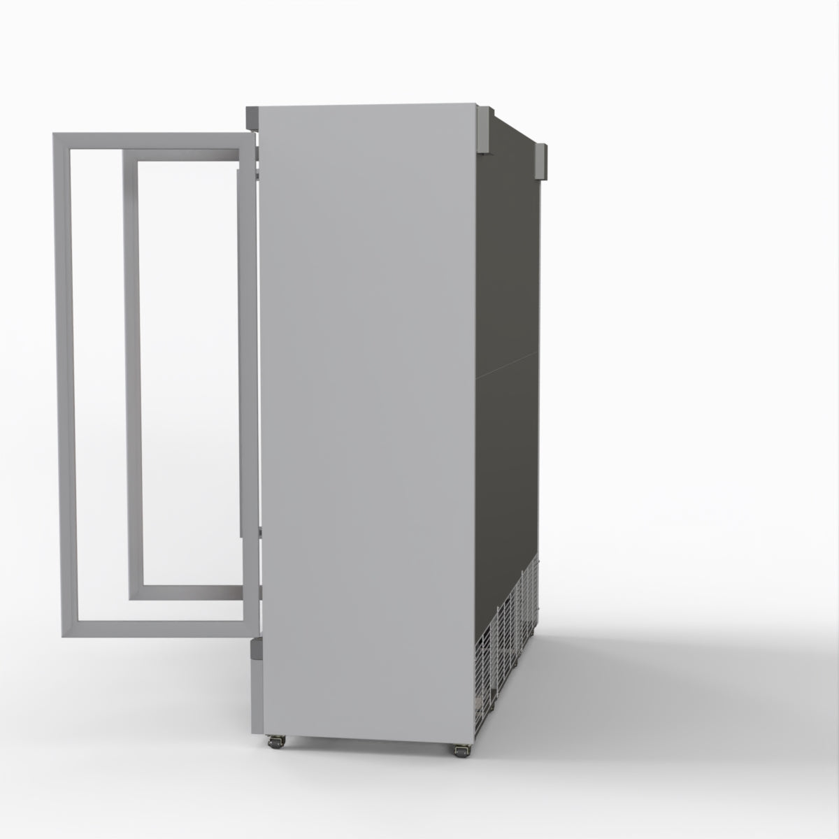 Thermaster 1500L 3 Door Supermarket Freezer Black LG-1500GBMF