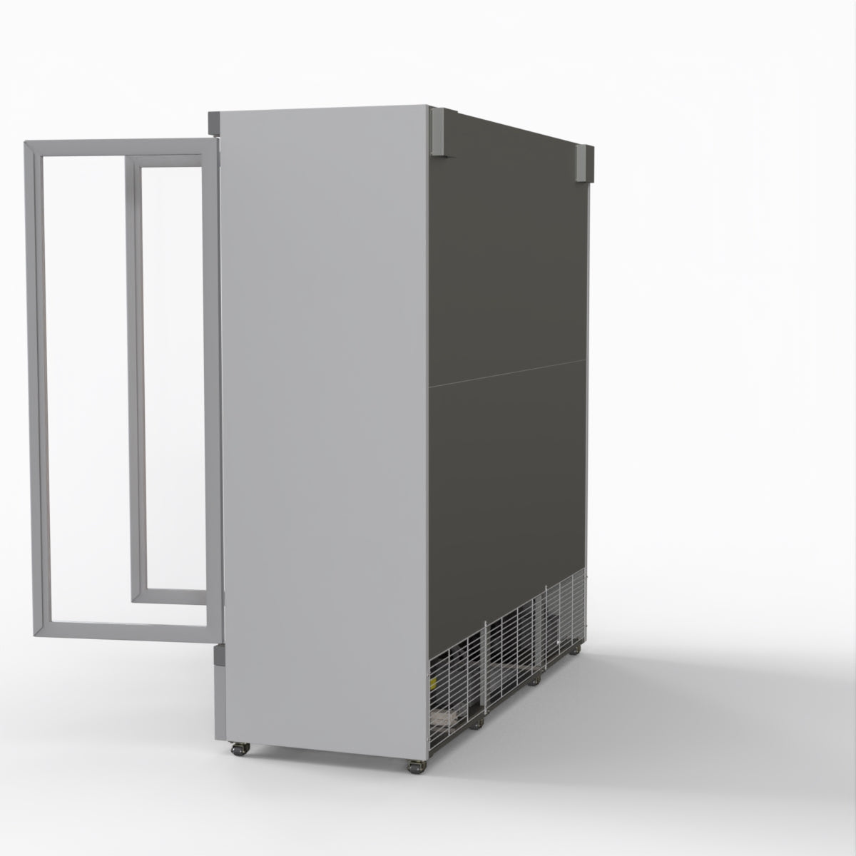 Thermaster 1500L 3 Door Supermarket Freezer Black LG-1500GBMF